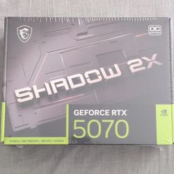 MSI GeForce RTX 5070 Shadow 2X OC Edition 12GB GDDR7 Ray Tracing DLSS 4