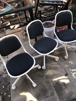 3 Small Chairs Sizes On The Picture 