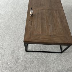 Pottery Barn Coffee Table & Side Table