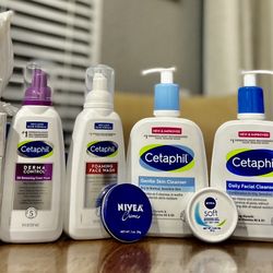 Cetaphil With nivea Bundle 12 Pcs Total!!! 