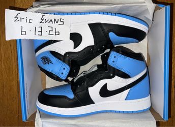 Jordan Retro 1 High “UNC Toe” Size 4.5 (GS)