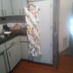 Two Palms Dress (Hawaiian Print)