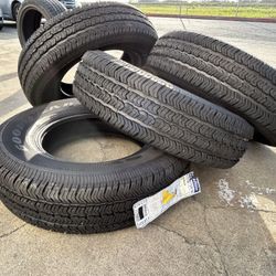 4 NEW Goodyear 225/75/16 tires 2024 NEVER USED 225/75R16