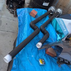 2 inches pipe PVC with vent
