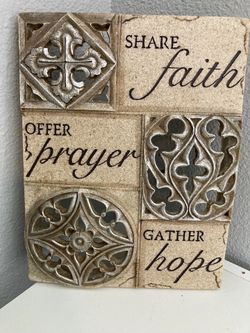 Old World  Faith Wall Decor