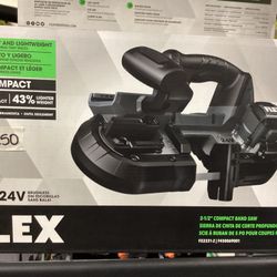 Flex 24v Brushless Compact Band Saw (Tool-Only) $250