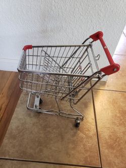Mini Metal Commercial Shopping Cart