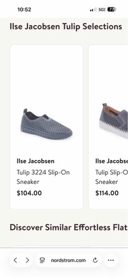 Ilse Jacobsen Tulip 3224 Slip-On Sneaker size 6