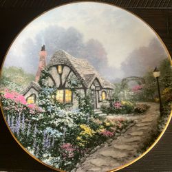 Thomas Kinkade. “Chandlers Cottage 8 1/2” Plate