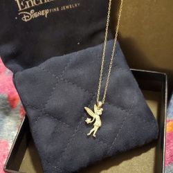 Disney Tinkerbell Diamond Necklace