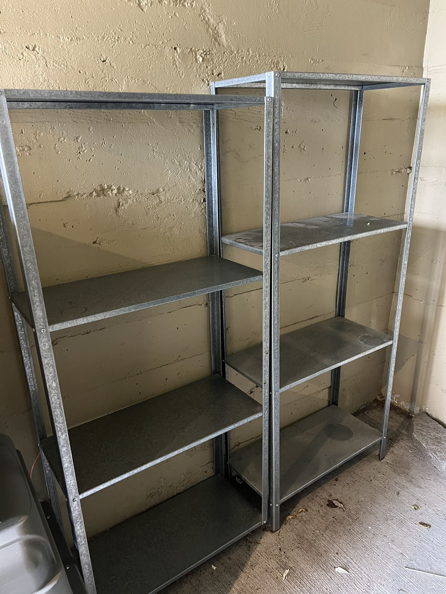 Outdoor Galvanized Metal Shelving