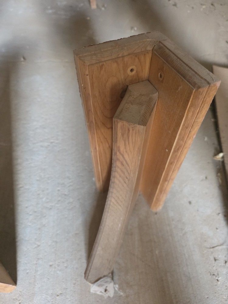 WOODEN SHELVING SEE PHOTOS 