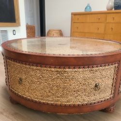 Unique Round Accent Table 