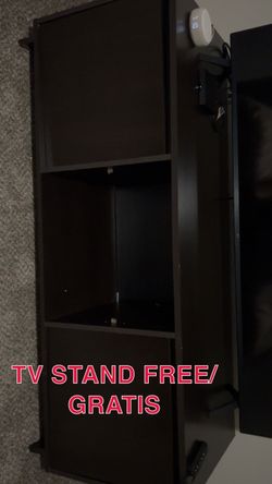 Free TV stand.