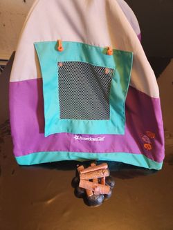 American girl tent and OG campfire