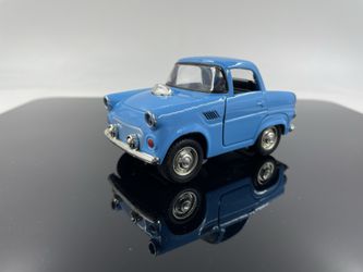 Whole Sale❗️❗️ Mini Q 1st Ford Thunderbird Car 1:36 Scale Die-cast Car Model Toys (Blue)