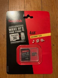 SanDisk 4GB microSDHC Card