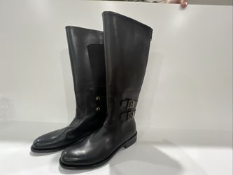 Paul Smith Women’s 36 MADE in ITALY Black Leather Riding Boots