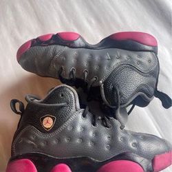 Team Jordan Pink/Black/Dark Gray Size 13c