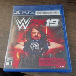 PS4 game W 2k19