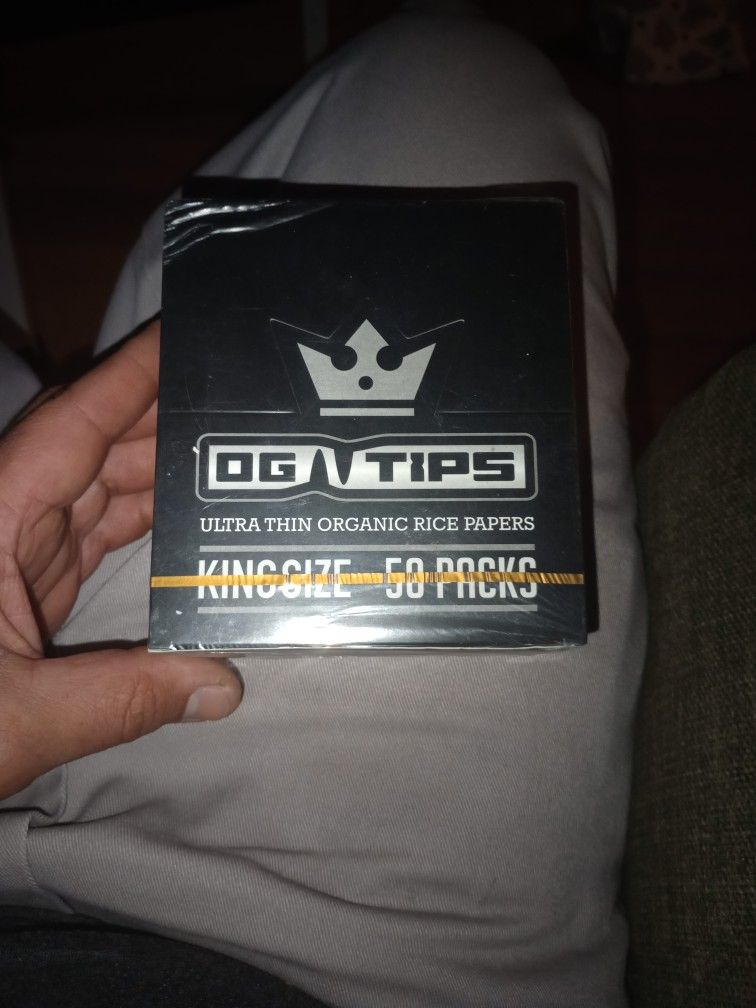 OG Tips 1 1-4 Size Rolling Papers 50pack