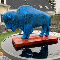 Let’s Go Buffalo Statue