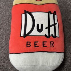 Universal Simpsons Duff Beer Can Pillow