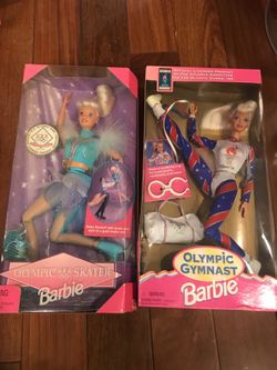 Barbie Olympic Skater and Gymnast - Official 1996 Olympics NRFB