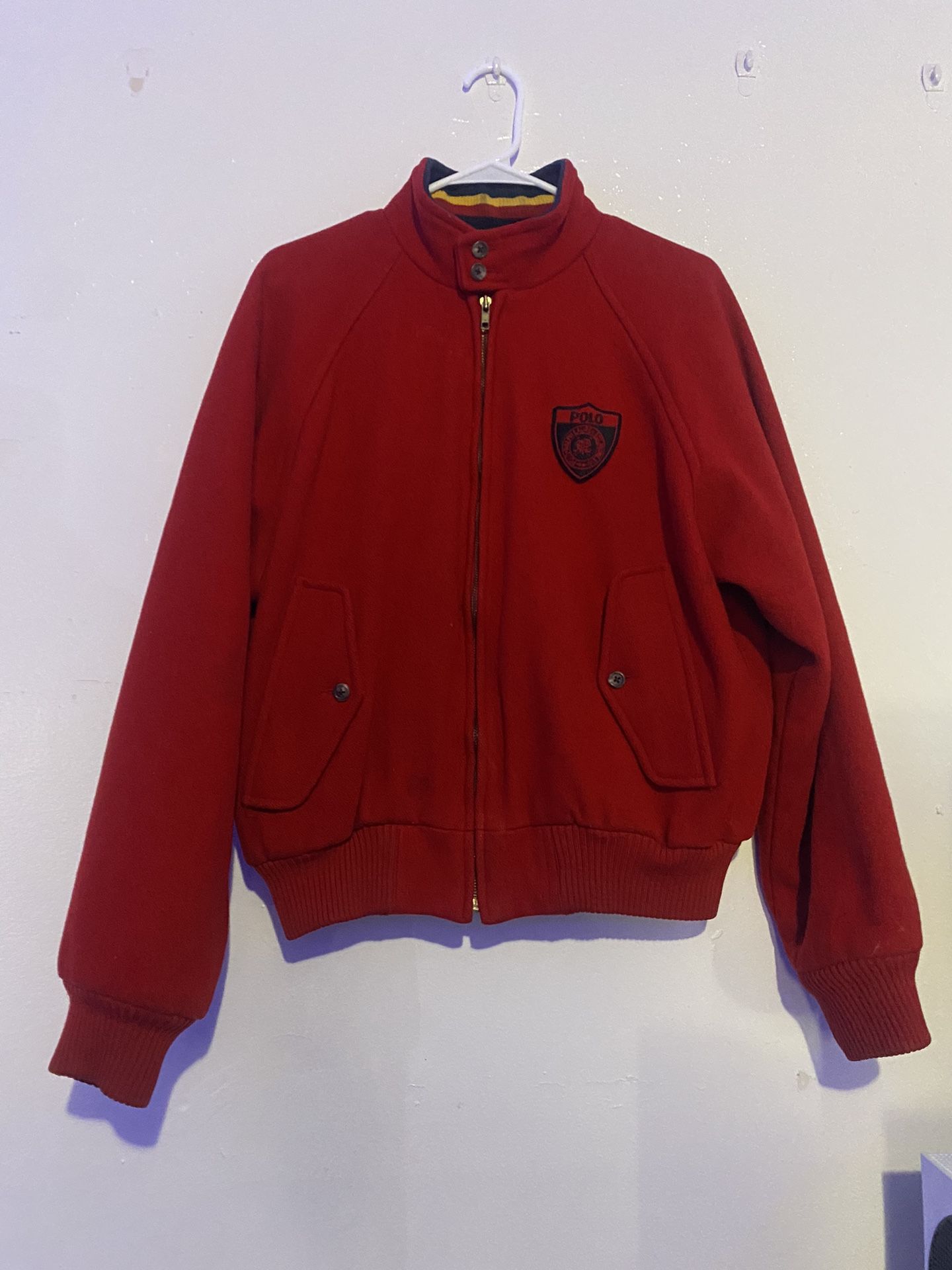 (MAKE A OFFER) polo ralph lauren bomber jacket