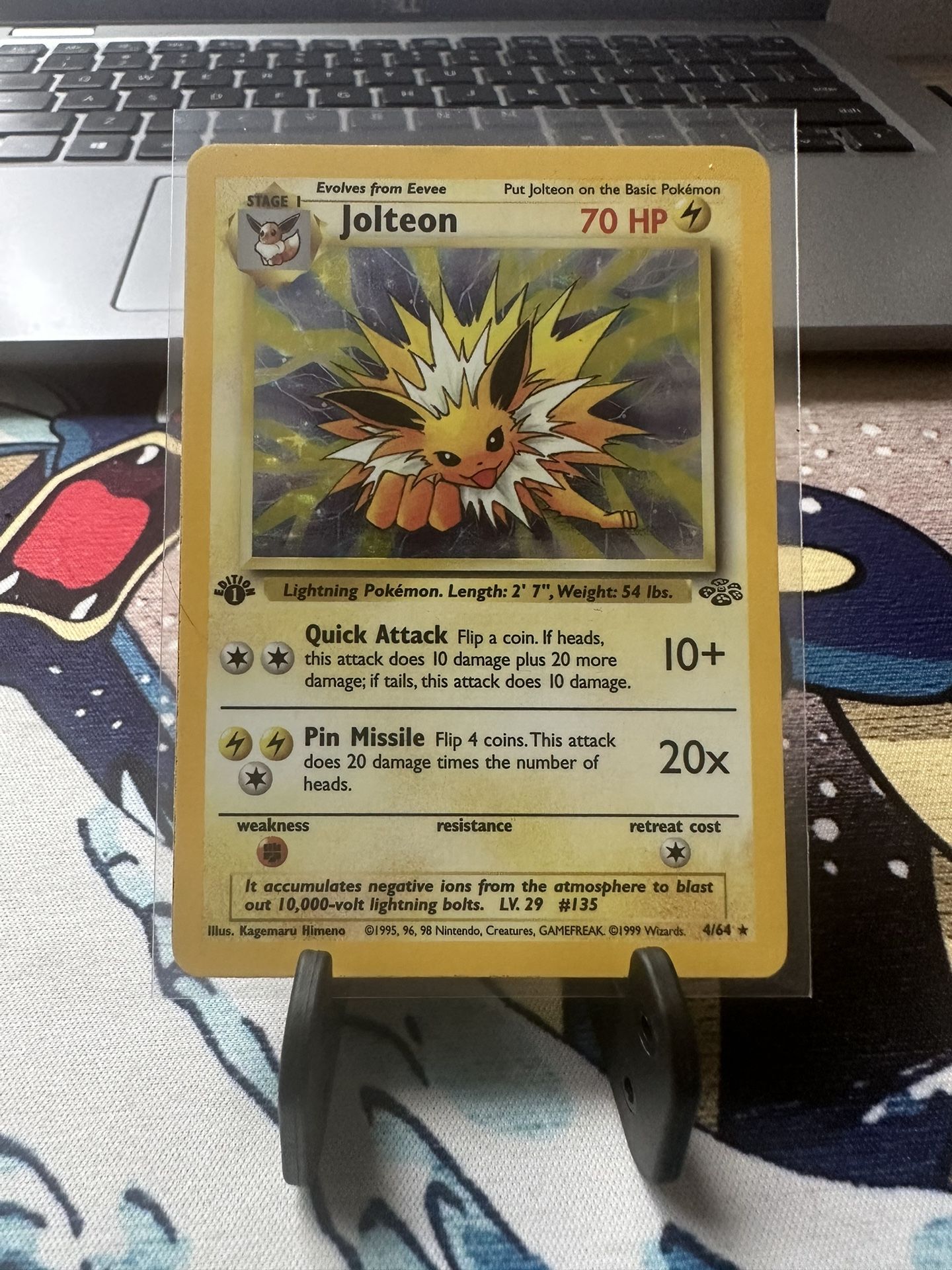 Pokemon - 1st Edition Jungle Jolteon Holo 🔥