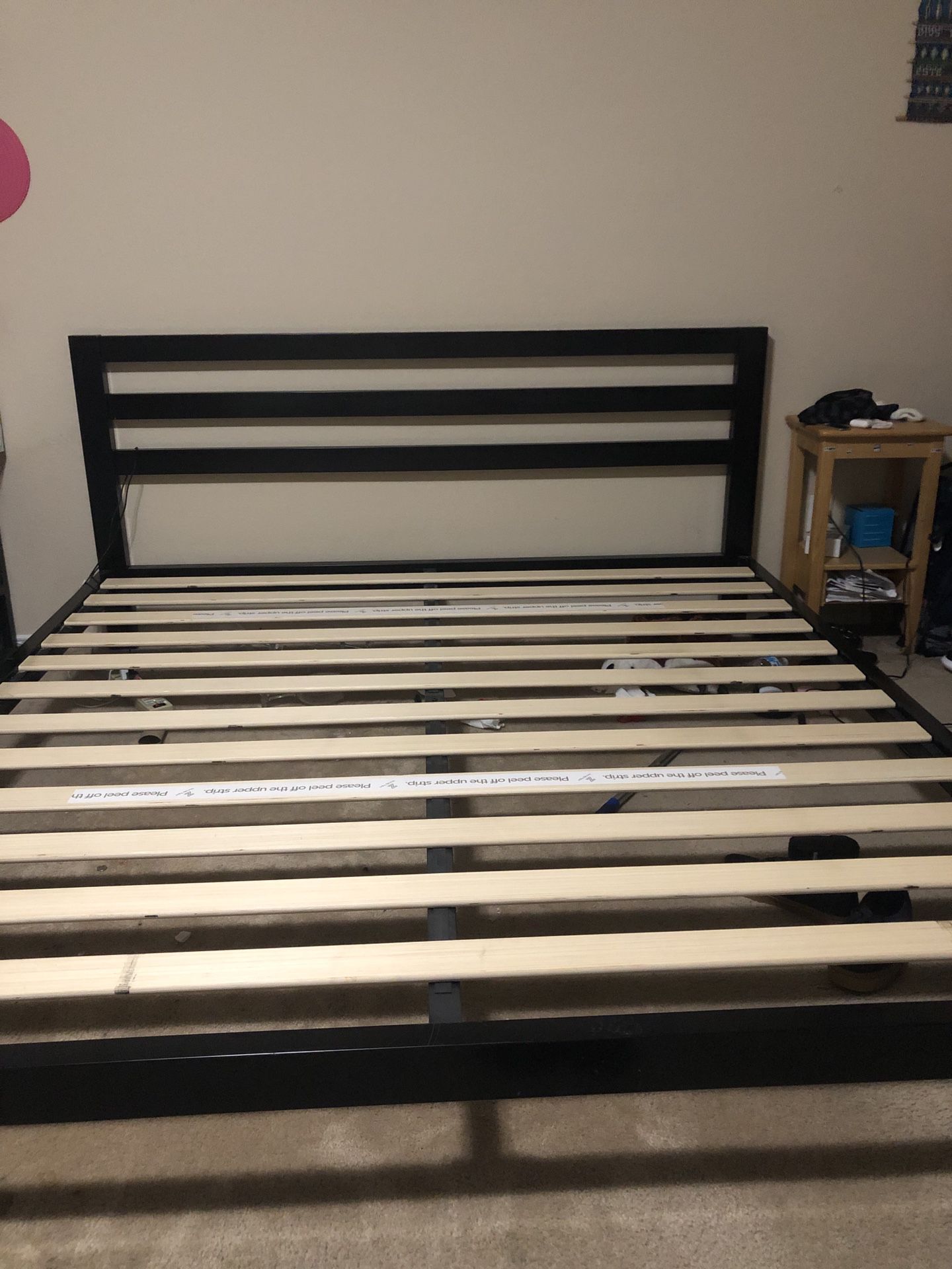 Bed frame king size