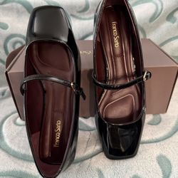 Franco Sarto Black Mary Jane Shoes. Size 7