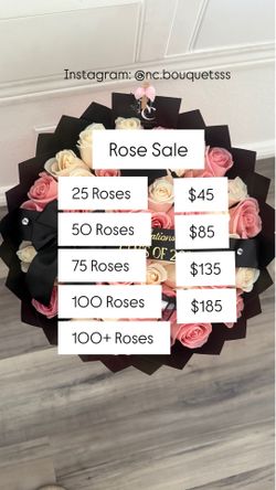 Rose Sale 🌟 ramo buchón, roses, red roses, pink rose