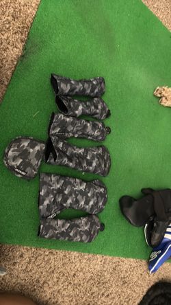 Golf Headcovers, great condition. Black/ grey camo