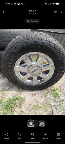 Four tires Lincoln navigator 2006