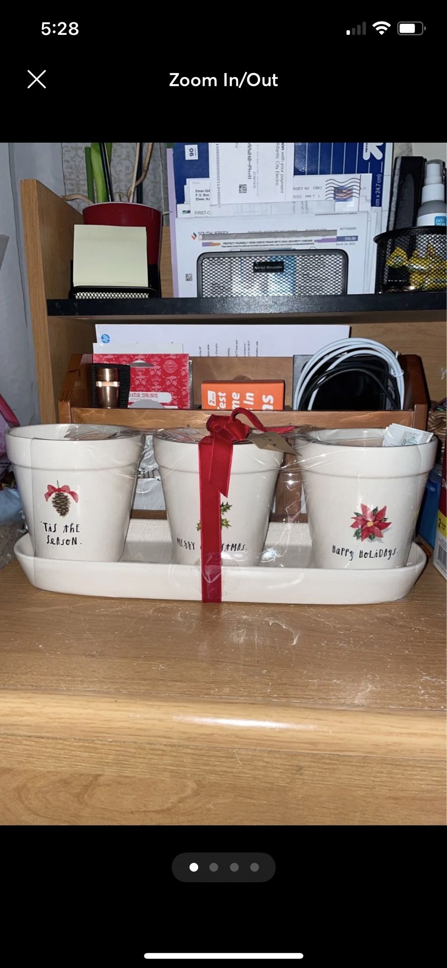 Rae Dunn Christmas Planters