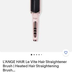 L'ange Heated Hair Straightener Brush
