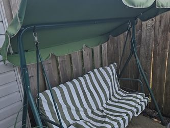 Outdoor Patio Swing with Canopy