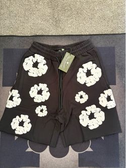 Black denim tears shorts
