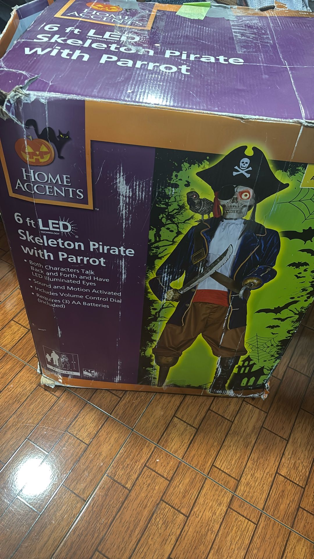 Skeleton Pírate 6ft