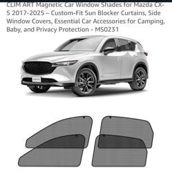 Mazda CX-5 2017-2025, these magnetic car window shades