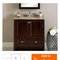 Bathroom 30 In Vanity And Sink Combo 