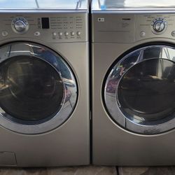 Set LG Tromm Washer And Dryer Electric