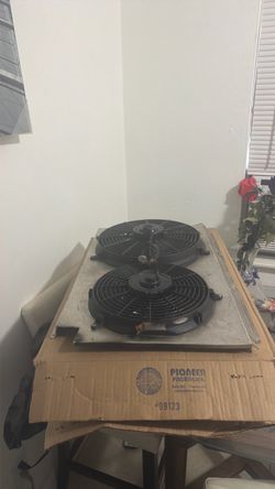 Dual Electric fans and shroud