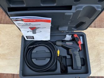 RIDGID 40043 Micro CA-25 Hand-Held Inspection Camera with 4' Cable, Borescope, Red