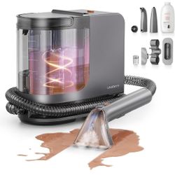 Portable Carpet Cleaner with Steam & Hot Water Upholstery Cleaner for Couch Car Pet Stains