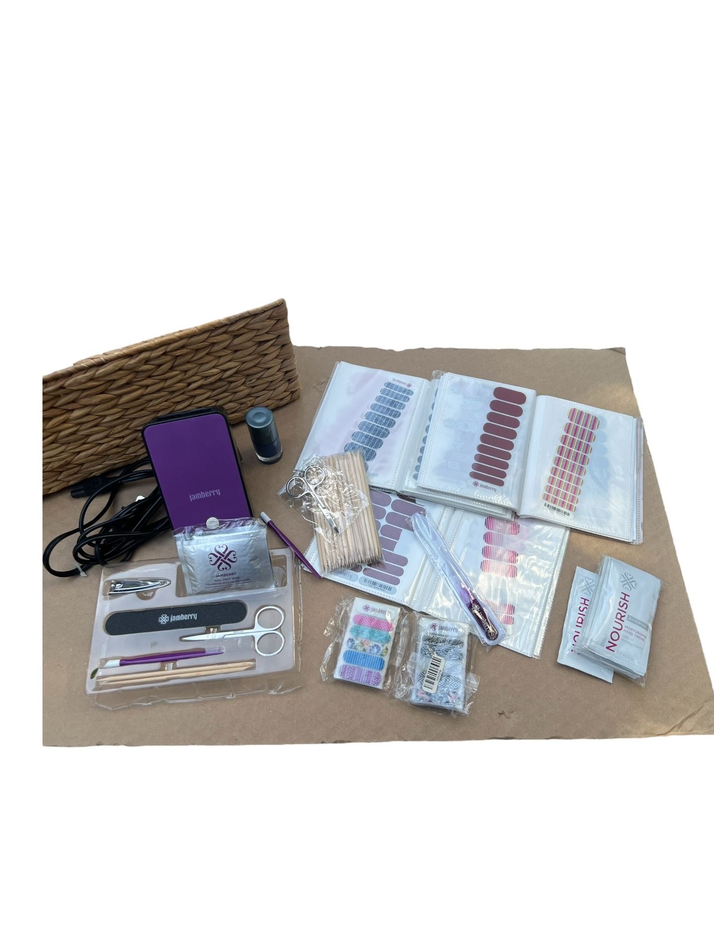 Jamberry Nail Lot 38 Full Sets 80 Half Sheets Heater And Tools