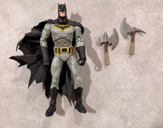 McFarlane DC Multiverse Batman Battle Damage – Loose Complete w/ Axes