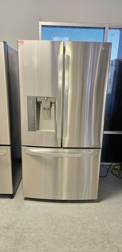 LG French Door Fridge – Stainless, Ice/Water, 26 cu ft