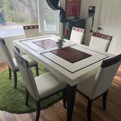 Dining Room Table w/ Matching Cabinet